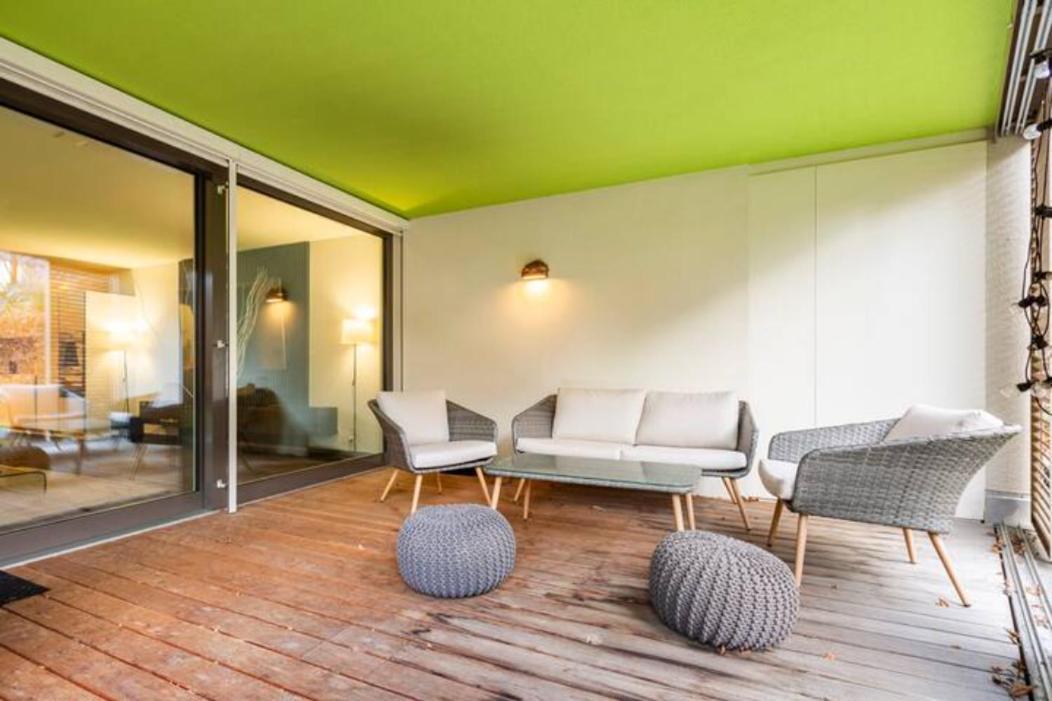 Luxus Wohnung mit Garten Zürich Exterior foto